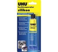 Silicone thermorésistant UHU 46735 80 ml Couleur noir