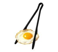 Silicone Toaster Tongs - Non Slip Heat Resistant Kitchen Serving Tongs | 28cm Cooking Grip Tool With Stand Design For Bread Toast Frying BBQ Cooking Utensil Scratch Safe Durable Handle