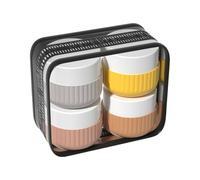 Silicone Toiletry Bottles, Portable Leakproof Travel Containers, 50ml Compact Storage Organizer, 2.05x2.05x1.87 inches, Ideal for Shampoo Lotion and Liquids on Business Trips