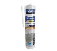 Silicone tous supports - GEB - 890700 - Gris - Cartouche 280 ml