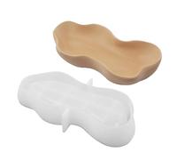 Silicone Tray Mold - Irregular Resin Serving Board Form, Epoxy Casting Mould | DIY Crafting Artwork Creation Supplies Kit, Flexible Non Stick Reusable Tray Shaping Template for Candy Resin Projects