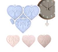 Silicone Tree Mold - Silicone, Heart Shaped Non-Stick Mold Food-Grade | Reusable Soft Resin And Baking Molds Polyvalent Crafting Tool For Kitchen, Living Room, Bedroom, Doors, Walls, Craft Projects