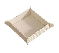 Silicone Trivet Mats - Foldable Heat-Resistant Kitchen Pads, Multi-Use Hot Pan Coaster and Cutting Mat for Cooking, Counter Protection Trivets for BBQ, Heat Safe Table for Daily Use 8.46x8.46 inches