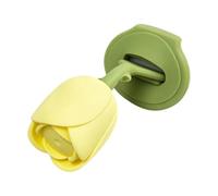 Silicone Tulip Toilet Lid Lifter, Hands-Free Seat Lift Handle | Durable soft silicone, hygienic hands-free lifting, elegant tulip design, fits for bathrooms Vert A
