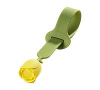 Silicone Tulip Toilet Lid Lifter, Hands-Free Seat Lift Handle | Durable soft silicone, hygienic hands-free lifting, elegant tulip design, fits for bathrooms Vert B