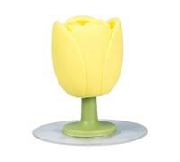 Silicone Tulip Toilet Lid Lifter, Hands-Free Seat Lift Handle | Durable soft silicone, hygienic hands-free lifting, elegant tulip design, fits for bathrooms Vert C