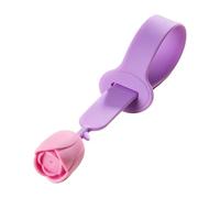 Silicone Tulip Toilet Lid Lifter, Hands-Free Seat Lift Handle | Durable soft silicone, hygienic hands-free lifting, elegant tulip design, fits for bathrooms Violet B