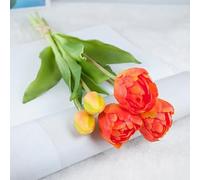 LUNYY Silicone Tulipe Fleur Artificielle Vraie Touche Bouquet 40CM Luxe Maison Fleurs décoratives Salon déco Flores Fausse Plante