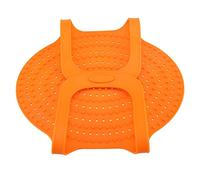 Silicone Turkey Lifter, Non Stick Poultry Lifter Turkey Roasting Sling Poultry Cooking Mat Oven Baking Mat for Home Cooking (Orange)