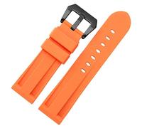 Silicone Watch Band pour PAM111 386 441 STACTES DE POURCHEUR DE LA SÉRIE 20MM 22 mm 24 mm 26 mm Bracelet de camouflage sportif imperméable (Couleur: Camo Green Black, taille: fermoir noir noir)