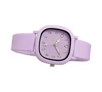 Silicone Watch - Silicone Strap Bracelet, Solid Color Ladies Wristwatch | Adjustable Size, Fashion Accessory, Birthday Gift For Women Teens Girls Mom Daily Commuting School Office Casual Wear