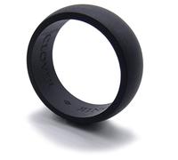 Silicone Wedding Ring & Pouch cadeau - en 4 couleurs - Band Fitness & Sécurité au travail de Cloverring - Ne jamais perdre ou d'égratigner votre bague originale, rester en sécurité au travail et lors d'activités sportives ou au gymnase!