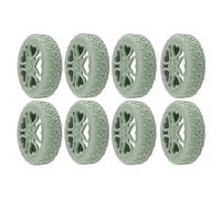 Silicone Wheel Covers, Suitcase Caster Protector, 2.36 Inches Anti-Noise Cover with Sturdy, Roller Replacement Parts, Luggage Accessory with Flower Texture, Wheel Guard Set for Travel and Bags