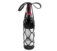 Silicone Wine Bag, Foldable Bottle Coaster Sleeve, Wine Carrier Tote for Protection, Flexible Heat Resistant Silicone Material, Tabletop Drink Accessory, Portable Wines Holder for Travel Parties