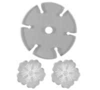 Silicone Wine Rack Molds - Serving Tray Epoxy Mould | Shot Wine Rack Silicone Mould | Silicones, Milky White, 26,1 x 26,1 x 0,9 cm, For Butler Making Irregular Wines Glasses Holders On Bottle And