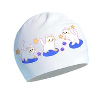 Silicone Women's Swim Cap - Exquisite Print High Elastic Soft | Non Slip Ŵaterproof Đurable for Indoor Pools | for Outdoor Beaches, Comfortable