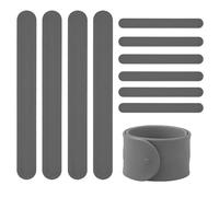 Silicone Wraps for Wrapping Paper - Paper Roll Holder |10pcs Wraps Silicone Coated Metal Strips | Wrapping Papers Holder Poster Holders for Storage Organization | SiliconeWrist Strap Slap Ring