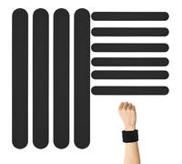 Silicone Wraps for Wrapping Paper - Paper Roll Holder |10pcs Wraps Silicone Coated Metal Strips | Wrapping Papers Holder Poster Holders for Storage Organization | SiliconeWrist Strap Slap Ring