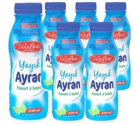 Silifke Ayran - Boisson au Yaourt au Lait Pratique et Rafraîchissante 330 Militres, 6 Boissons