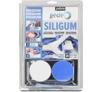 Siligum 300 G Special Mould Creation Siligum Paste - Silicone Moulding Paste Small Dimensions & Flat Decorations - Silicone For Moulding Very Fast Setting - 300 G Blue