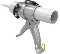 SILIGUN™ Pro Pistolet à calfeutrer compact 24:1 - Pistolet à calfeutrer anti-goutte - Design breveté - Cadre en aluminium léger - Fonctionne avec tous les tubes de 283,5 g (SILIGUN PRO)