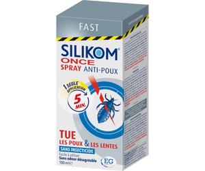 Silikom Once Spray Anti-Poux Et Lentes 100ml