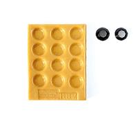 silikomart 130301 - SUGARFLEX Gold 130301 DIAMANTI 18 Tondo SFACCETTATO 6 X 2 MM
