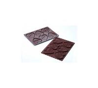 Silikomart – Moule en silicone COOKIE LOVE SLIM CKC06 – antiadhésif, 6 chocolats, Fabriqué en Italie