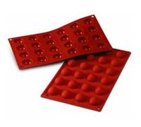 Ustensile de cuisine GENERIQUE Silikomart 20.006.00.0060 sf006 moule forme demi-sphères 24 cavités silicone terre cuite