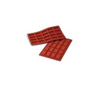 Silikomart 20.025.00.0060 sf025 moule forme financier taille mini 20 cavités silicone terre cuite