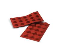 Silikomart 20.027.00.0060 SF027 Moule Forme Petit-Four 15 Cavités Silicone Terre Cuite, Marron
