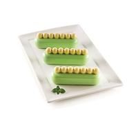Silikomart 25.284.13.0065 KIT Chic Eclair moule en silicone, Crème