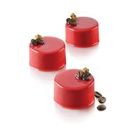 Silikomart 26.119.00.0060 SF119 Moule Forme Cylindre 8 Cavités Silicone Terre Cuite