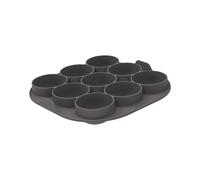 Silikomart | 70.193.55.0065 SILFRY EGG Moule en silicone à 9 cavités parfait pour cuire des oeufs dans lafriteuse à air- 215x215 h 36 mm. ø58 h 34 mm
