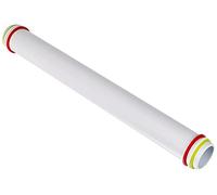 Silikomart 70.300.19.0069 RP00 Rouleau à Pâtisserie avec 3 Anneaux Plastique, Blanc