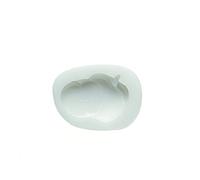 Silikomart 71.157.00.0096 Moule pour Pâte à Sucre SLK057 Pomme Silicone Blanc