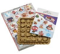 silikomart | CA01 Kit CREATIVE XMAS COUNTDOWN, Kit composition 1 moule en Silicone, 1 boîte cadeau, Winter Holiday Inspiration, 28 x 28 mm, h 13 mm, Volume 140 ml, Made in Italy