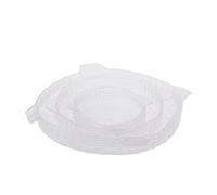 silikomart | CFF SET3B Set de couvercles en Silicone COVERFLEX, Composition set 3 couvercles transparents en Silicone alimentaire, Ø 110 - 160 - 210 mm, Made in Italy