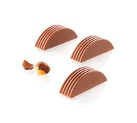 Silikomart - CH004 - RIGA P - MOULE EN TRITAN N.24 47 X 15 H 16 MM, Brun