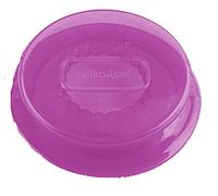 Silikomart | Couvercle en Silicone CAPFLEX XL, Dimensions Diamètre 105 mm | Couleur Rose, Élastique et Lavable au Lave-vaisselle