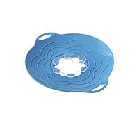 Silikomart |Couvercle en Silicone Vapo Twist avec Bouchon Amovible, Couleur Bleu, Dimensions Ø220 mm, Made in Italy