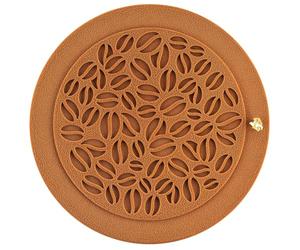 Silikomart Decor Tapis en silicone alimentaire 18 cm de diamètre x 0,2 cm de haut, décor café
