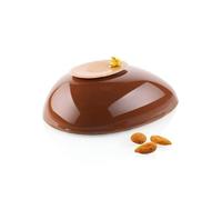silikomart Demi-oeufs 385 Moule en silicone en forme de demi-œuf Transparent Unique Silicone Half Egg Shape