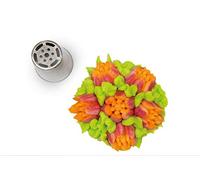 Silikomart | Flower Tube 04, embout en acier inoxydable pour Sac à Poche, trou pour décorations florales, taille Ø 22 mm