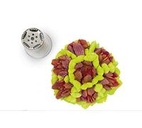 Silikomart | Flower Tube 05, embout en acier inoxydable pour Sac à Poche, trou pour décorations florales, taille Ø 25 mm