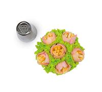Silikomart | Flower Tube 10, embout en acier inoxydable pour Sac à Poche, trou pour décorations florales, taille Ø 24 mm