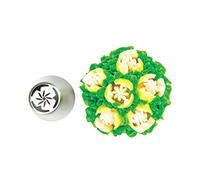 Silikomart | Flower Tube 20, embout en acier inoxydable pour Sac à Poche, trou pour décorations florales, taille Ø 25 mm