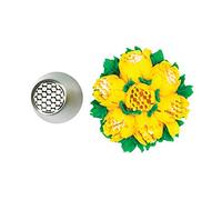 Silikomart | Flower Tube 23, embout en acier inoxydable pour Sac à Poche, trou pour décorations florales, taille Ø 25 mm