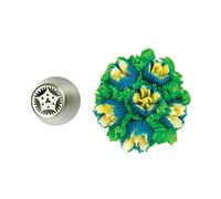 Silikomart | Flower Tube 30, embout en acier inoxydable pour Sac à Poche, trou pour décorations florales, taille Ø 25 mm