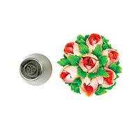 Silikomart | Flower Tube 35, embout en acier inoxydable pour Sac à Poche, trou pour décorations florales, taille Ø 25 mm